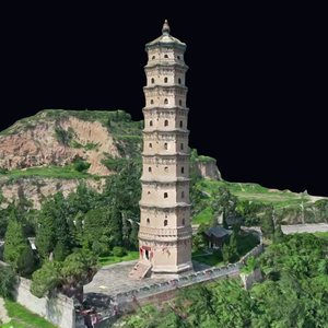 凌空塔 三维模型图